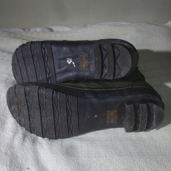 Cabela’s Army Green Canvas Fishing Boots Green Boots - Picture 5 of 14